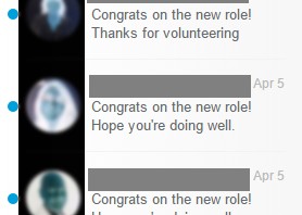 Static Digital Messaging - Conspamulations! LinkedIn