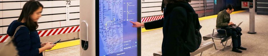 An example of smart city tech.