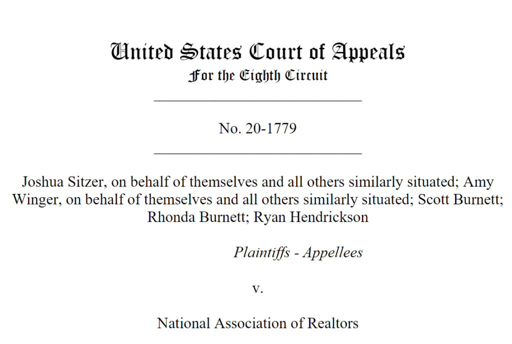 NAR antitrust lawsuit court document